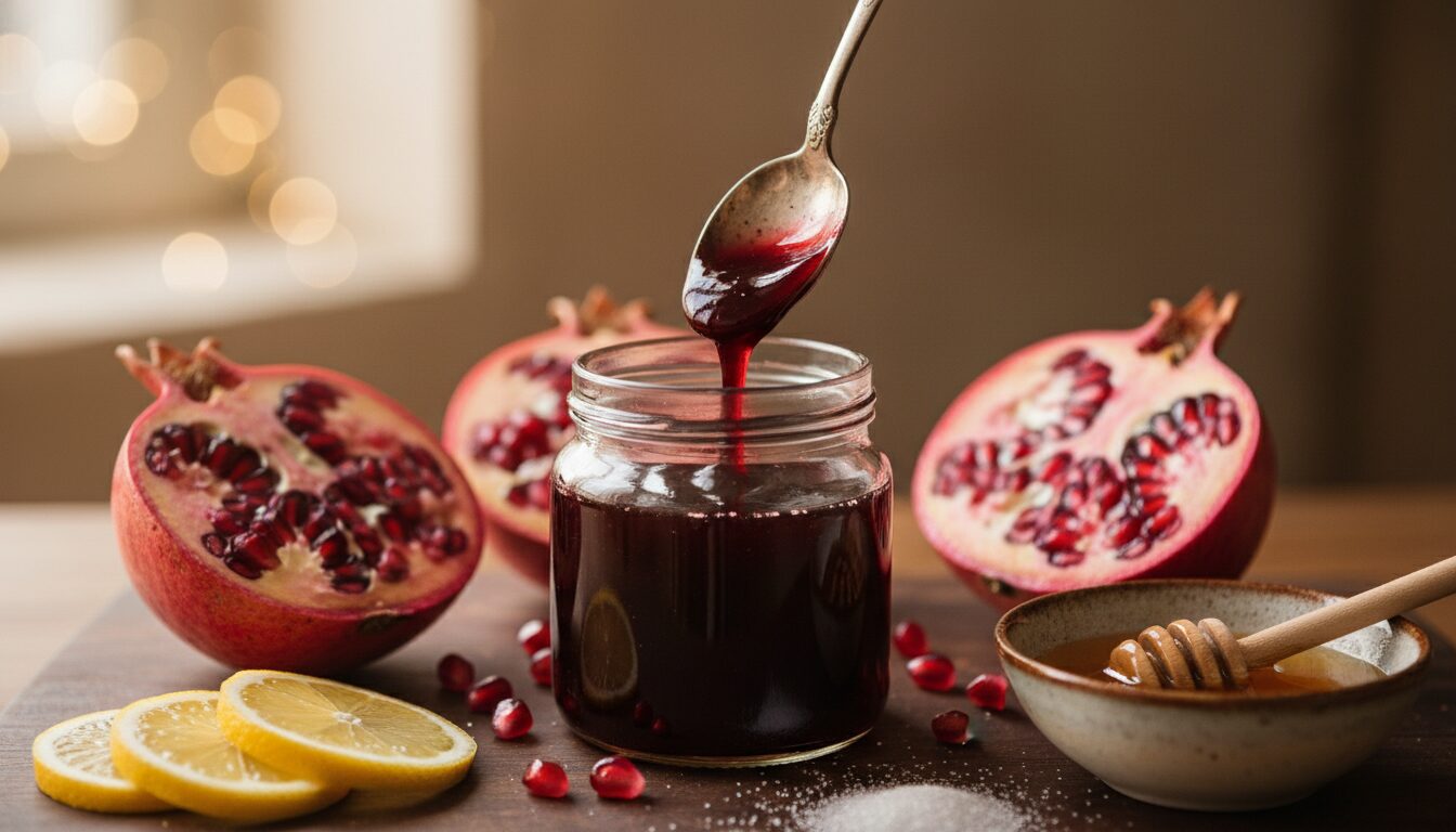 découvrez comment ajuster facilement l'acidité de votre mélasse de grenade maison pour un goût parfaitement équilibré et selon vos préférences.