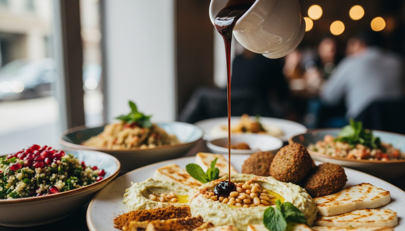 découvrez comment la mélasse de grenade rehausse les saveurs des plats du moyen-orient, apportant une touche sucrée et acidulée unique à vos recettes traditionnelles.