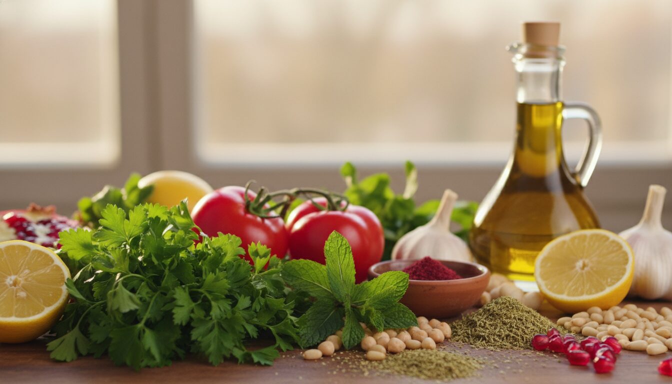 découvrez les ingrédients essentiels de la cuisine libanaise et leurs bienfaits pour la santé, alliant saveurs traditionnelles et vertus nutritionnelles.