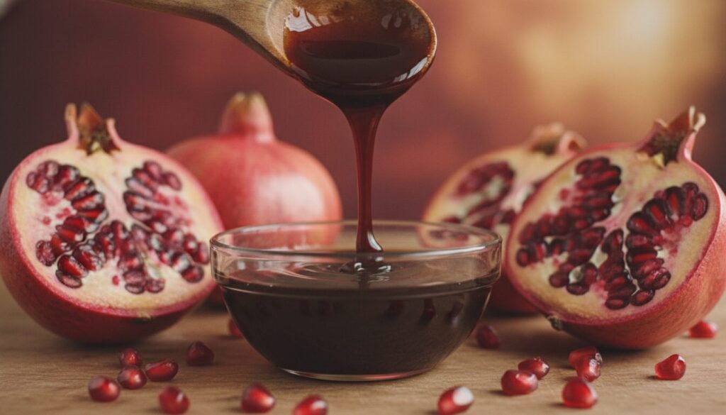 découvrez tout ce qu'il faut savoir sur la mélasse de grenade : ses bienfaits, utilisations et recettes dans notre guide complet.