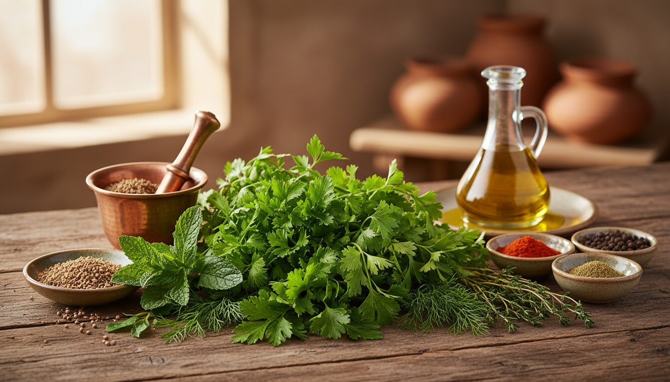 découvrez comment utiliser les herbes aromatiques pour sublimer vos plats de cuisine orientale grâce à nos conseils et recettes authentiques.