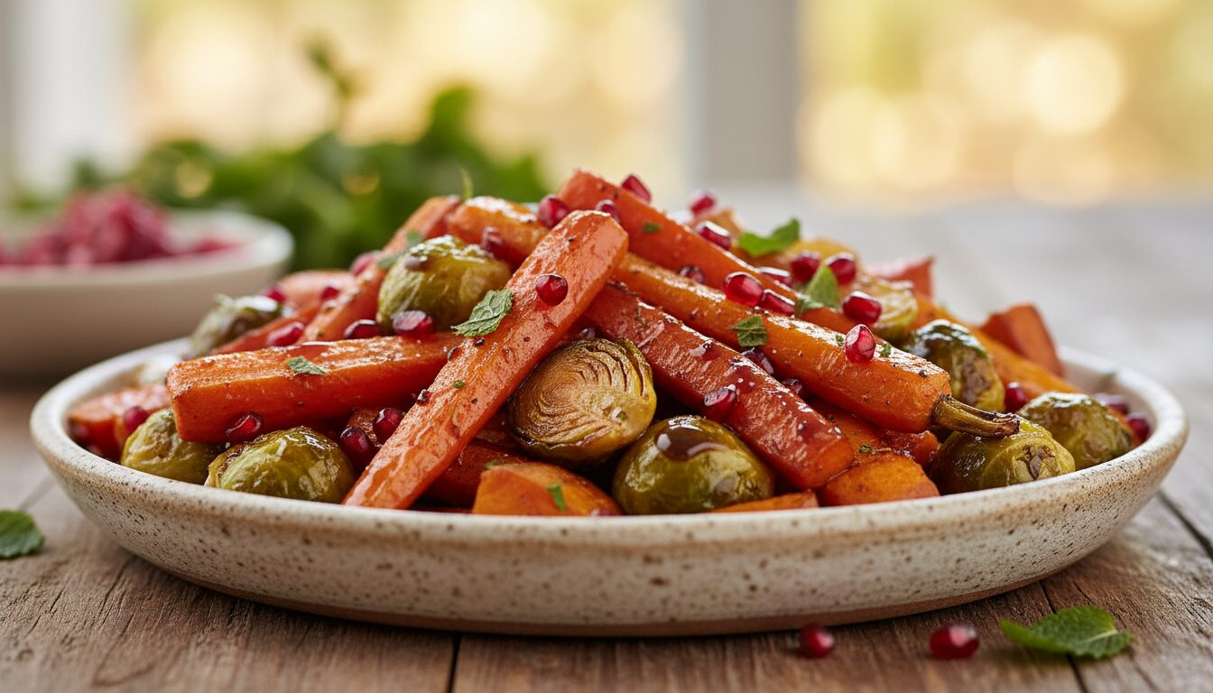 découvrez comment utiliser la mélasse de grenade pour apporter un glaçage acidulé et savoureux à vos légumes rôtis, rehaussant ainsi leurs saveurs naturelles.