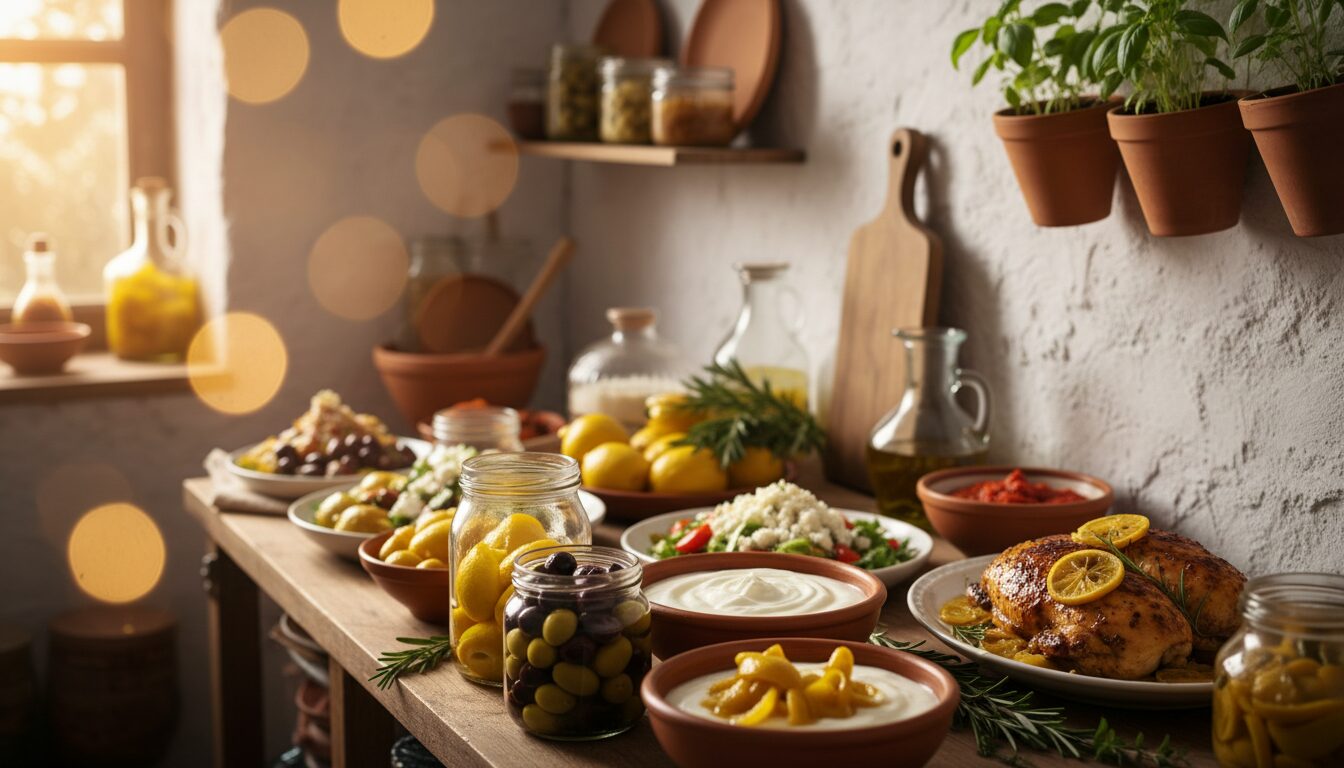 découvrez comment les produits fermentés ajoutent saveurs, richesse et bienfaits nutritionnels aux traditions culinaires méditerranéennes, alliant patrimoine et santé.