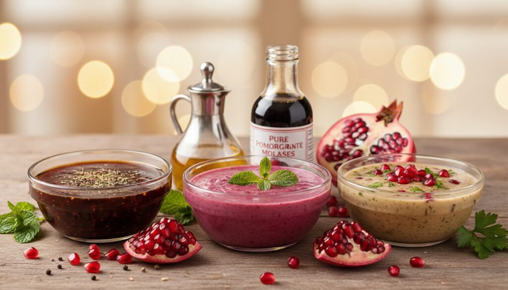 découvrez comment préparer des vinaigrettes originales et savoureuses à base de mélasse de grenade pour sublimer vos salades avec une touche sucrée et acidulée.