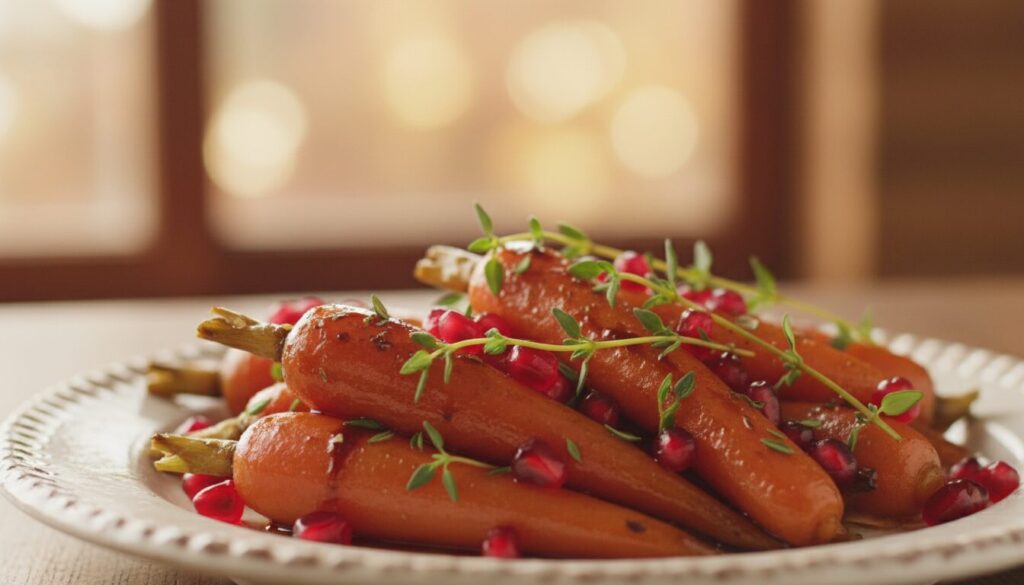 découvrez comment préparer des carottes glacées savoureuses à la mélasse de grenade et au thym, une recette originale pour sublimer vos légumes avec des saveurs sucrées et aromatiques.