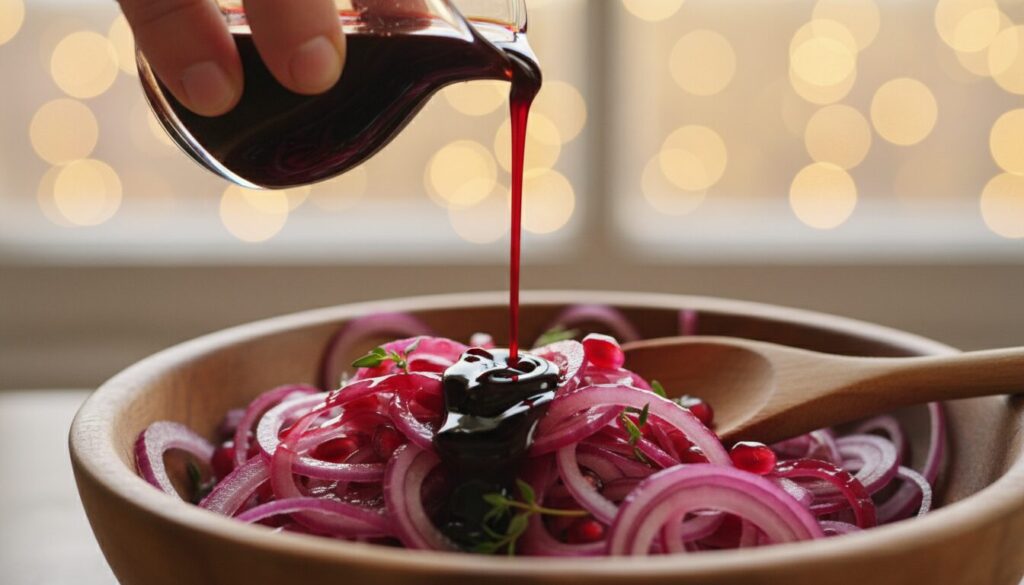 découvrez comment préparer un chutney d’oignons rouges savoureux à la mélasse de grenade, une recette sucrée-salée parfaite pour accompagner vos plats.