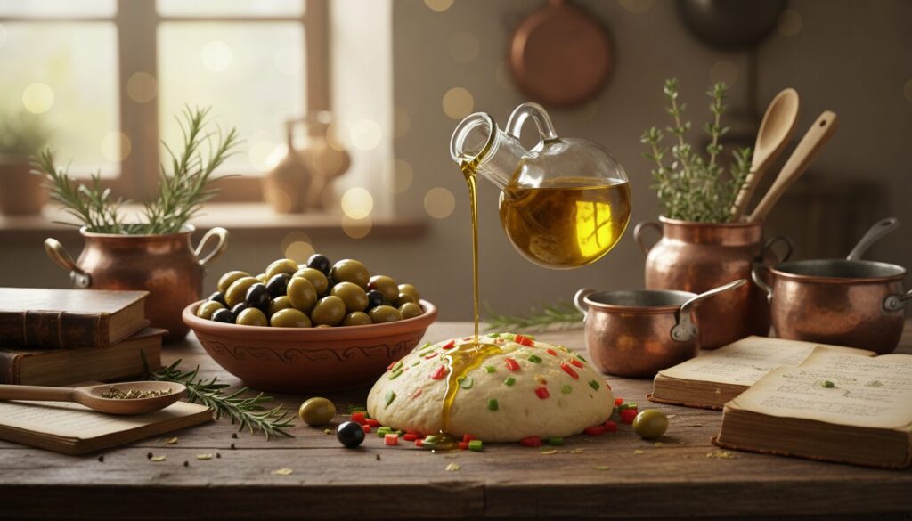 découvrez pourquoi l'huile d'olive est un ingrédient incontournable dans les recettes ancestrales, alliant saveur authentique et bienfaits pour la santé.