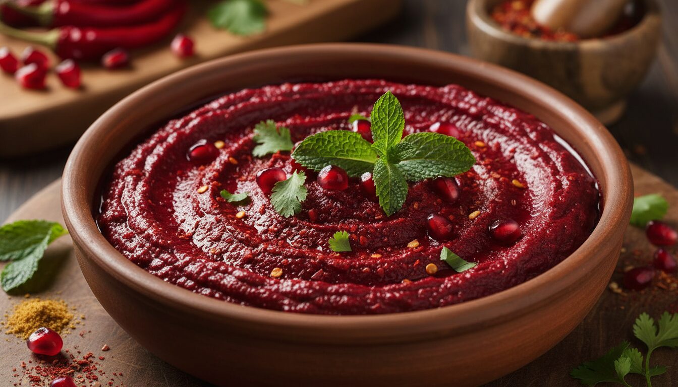découvrez une recette facile pour préparer un dip épicé à la mélasse de grenade, parfait pour un apéritif convivial et savoureux entre amis.