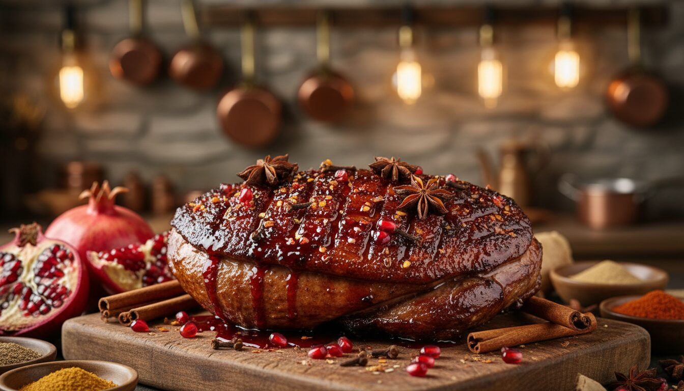 découvrez comment préparer une marinade sucrée-salée à la mélasse de grenade pour sublimer votre canard avec des saveurs équilibrées et gourmandes.