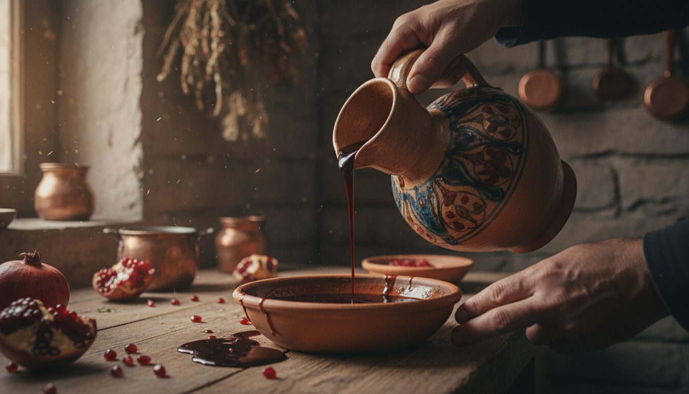 découvrez comment la mélasse de grenade est utilisée dans la cuisine ancestrale du proche-orient, apportant saveurs et traditions unique à de nombreuses recettes authentiques.