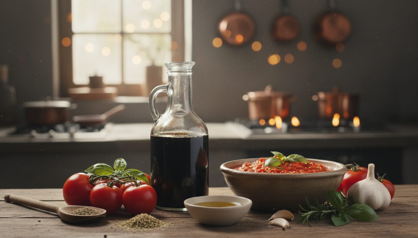 découvrez comment utiliser la mélasse de grenade pour apporter une touche sucrée et acidulée unique à votre sauce tomate maison, enrichissant ainsi ses saveurs naturelles.